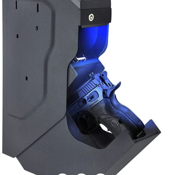 Biometric Gun Safe Keys or Fingerprint Dropdown Safe - Picture 3 of 16